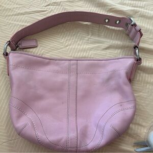 Small Pink Coach Purse Handbag